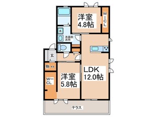 リヴェルテの物件間取画像